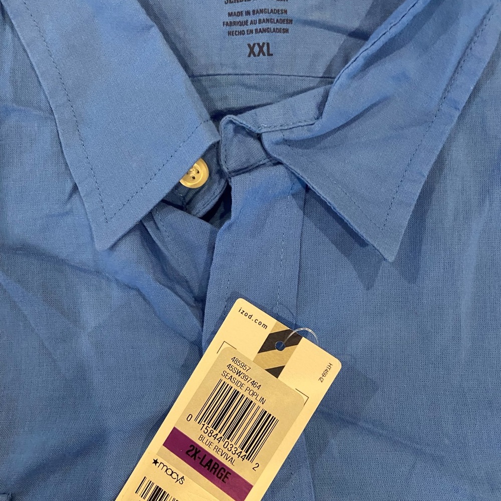 Macy’s Izod Seaside Poplin Polo